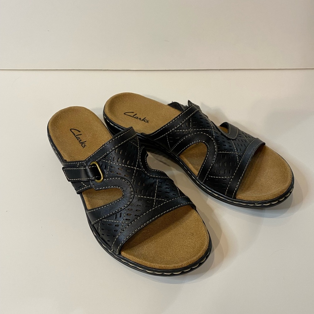 Clarks Brown and Tan Leather Footwear